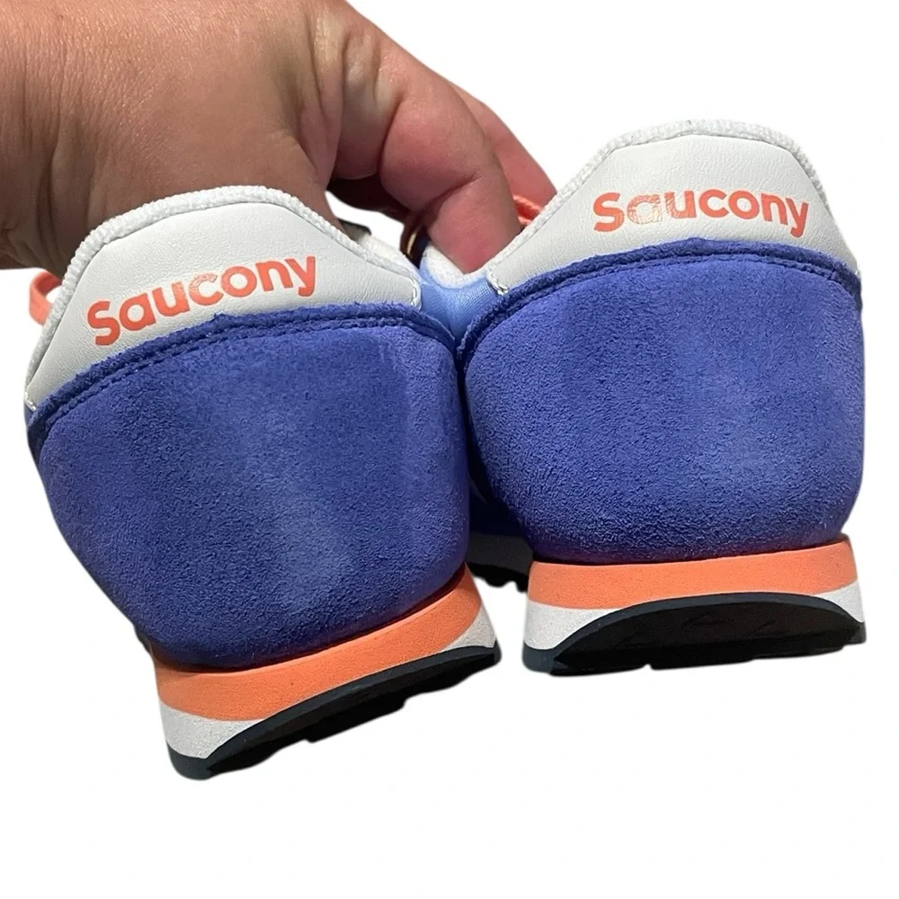 Saucony Jazz Original‎ Blue/Coral, Big Kids size 4, Brand New